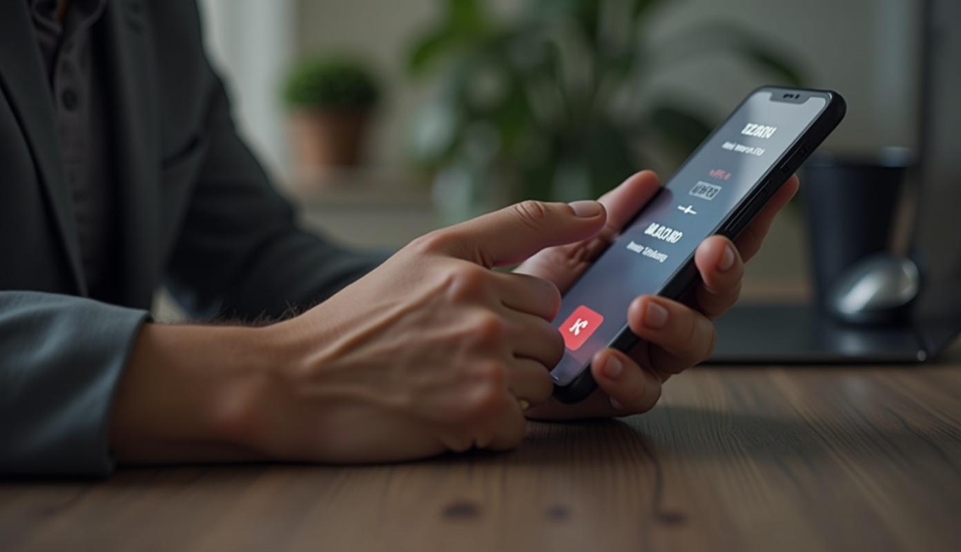 Ukendt opkald på smartphone